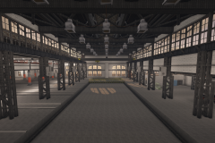 RAW Erfurt Reichsbahnausbesserungswerk Minecraft Replica