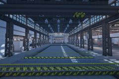 RAW Erfurt Reichsbahnausbesserungswerk Minecraft Replica