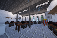 RAW Erfurt Reichsbahnausbesserungswerk Minecraft Replica