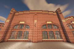 RAW Erfurt Reichsbahnausbesserungswerk Minecraft Replica