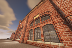 RAW Erfurt Reichsbahnausbesserungswerk Minecraft Replica