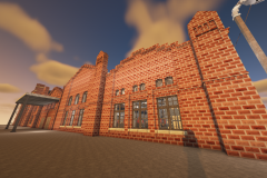 RAW Erfurt Reichsbahnausbesserungswerk Minecraft Replica