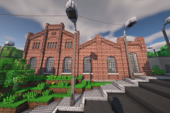RAW Erfurt Reichsbahnausbesserungswerk Minecraft Replica