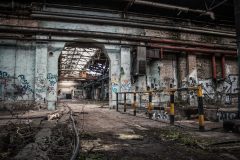 RAW Halle Ernst Thälmann Reichsbahnausbesserungwerk Eastern Exploration Urbex Lost Place