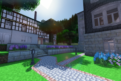 Sargfabrik Feuerstein Eastern Exploration Minecraft Model Rebuilt