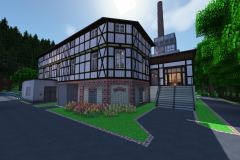 Sargfabrik Feuerstein Eastern Exploration Minecraft Model Rebuilt