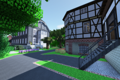 Sargfabrik Feuerstein Eastern Exploration Minecraft Model Rebuilt