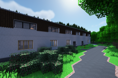 Sargfabrik Feuerstein Eastern Exploration Minecraft Model Rebuilt
