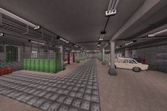 Sargfabrik Feuerstein Eastern Exploration Minecraft Model Rebuilt