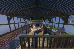 Sargfabrik Feuerstein Eastern Exploration Minecraft Model Rebuilt