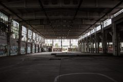 verlassener Schrottplatz Halle Exploration Urbex Lost Place