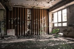 verlassener Schrottplatz Halle Exploration Urbex Lost Place