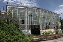 verlassener Schrottplatz Halle Exploration Urbex Lost Place